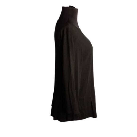 J. Jill XS Black Wearever Collection Womens Top 3/4 Sleeve Rayon Lycra - Picture 2 of 9